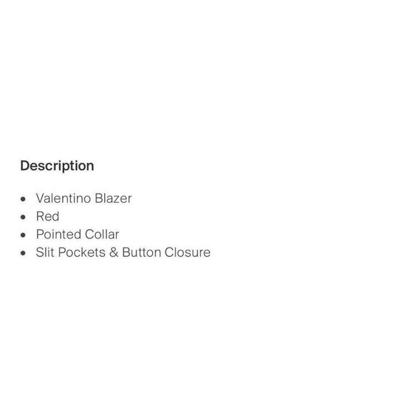 Valentino Roma Authentic Solid Red Orange Linen Lace Up Blazer Jacket 40 4 Small - Picture 4 of 9